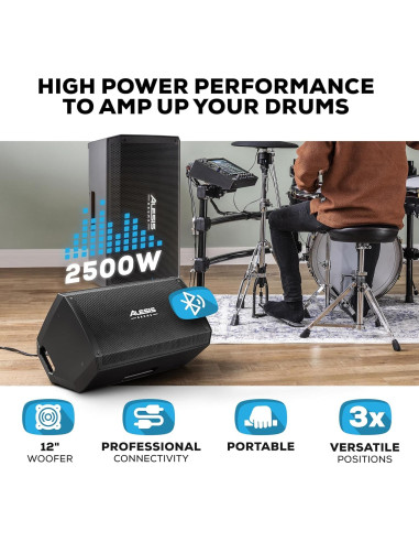 Alesis Strike Amp 12 MK2 - Amplificador 2500W con Bluetooth