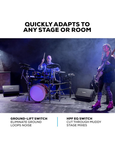 Alesis Strike Amp 12 MK2 - Amplificador 2500W con Bluetooth