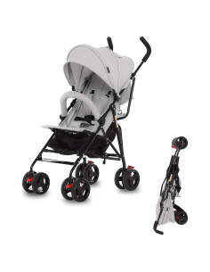 Carrito de bebé Dream On Me Vista Gris Claro, ligero y compacto
