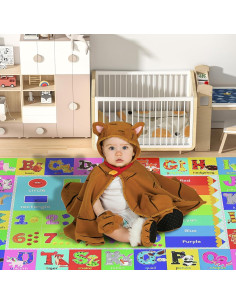 Alfombra de Juego Chunsemeiju ABC Antideslizante 152x203 cm 2