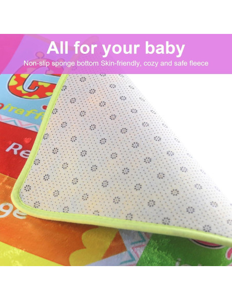 Alfombra de Juego Chunsemeiju ABC Antideslizante 152x203 cm Alfombra de Juego Chunsemeiju ABC Antideslizante 152x203 cm