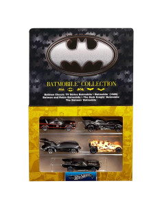 Hot Wheels Set 5 Batmóviles 85 Aniversario 1:64 Mattel