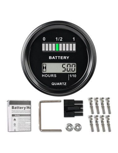 Medidor de Batería NInE-ROnG RL-BI011 LCD 12-48V Impermeable