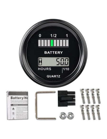 Medidor de Batería NInE-ROnG RL-BI011 LCD 12-48V Impermeable