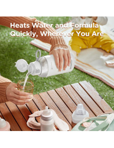 Calentador de Leche Portátil HIYAKOI 266ml Calentamiento Rápido 2