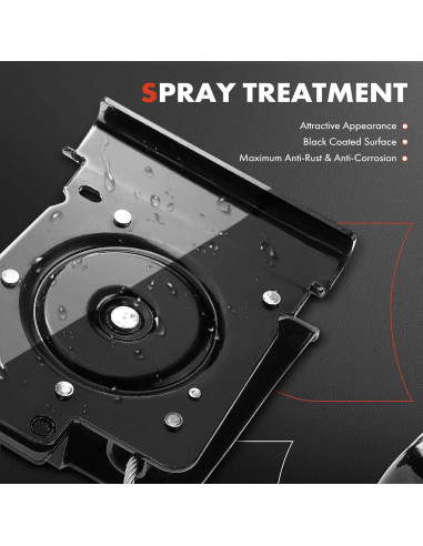 Soporte de Carrete de Winch A-Premium para Dodge Ram 1500