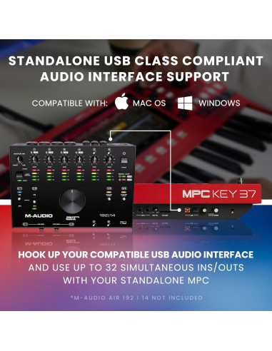 Akai Professional MPC Key 37 Sintetizador 37 Teclas