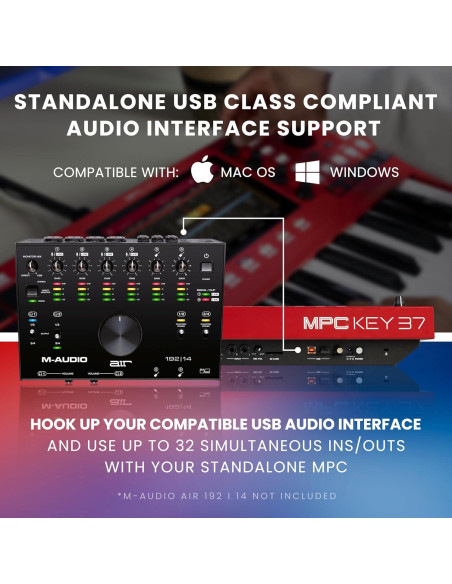 Akai Professional MPC Key 37 Sintetizador 37 Teclas