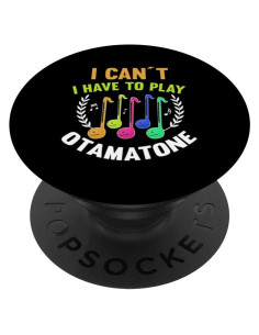 Otamatone Instrumento Musical Japonés PopSockets Negro