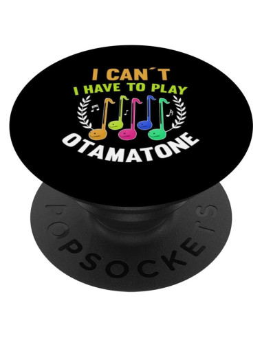 Otamatone Instrumento Musical Japonés PopSockets Negro