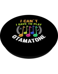 Otamatone Instrumento Musical Japonés PopSockets Negro 2