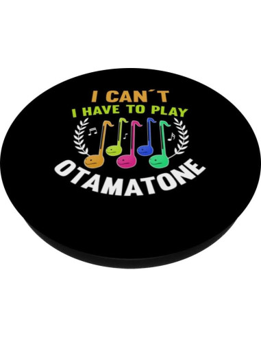 Otamatone Instrumento Musical Japonés PopSockets Negro
