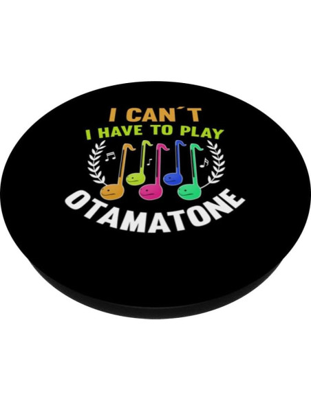 Otamatone Instrumento Musical Japonés PopSockets Negro
