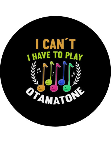 Otamatone Instrumento Musical Japonés PopSockets Negro