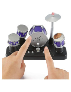 Batería Electrónica Mini Liberty Imports 5 Tambores Interactivos