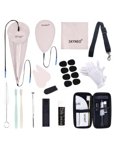 Kit de limpieza para saxofón SKYNEO con estuche y accesorios