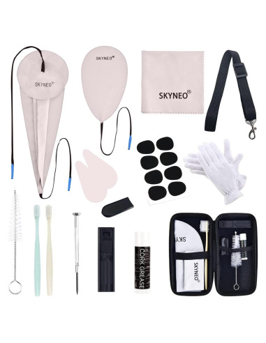 Kit de limpieza para saxofón SKYNEO con estuche y accesorios