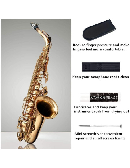 Kit de limpieza para saxofón SKYNEO con estuche y accesorios