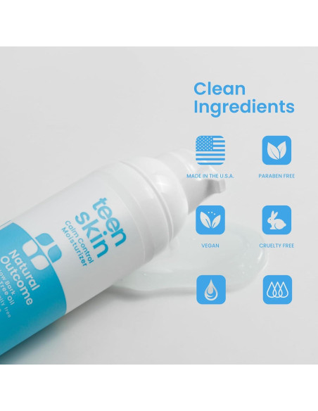 Hidratante Facial Natural Outcome 50 ML para Piel Adolescente