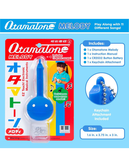 Otamatone Mini Maywa Denki Azul 11 Canciones Portátil