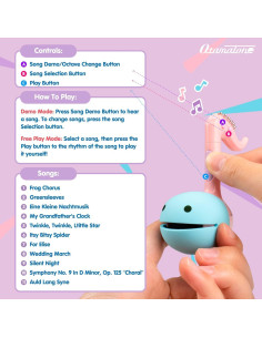 Otamatone Mini Maywa Denki Unicornio 11 Canciones 2