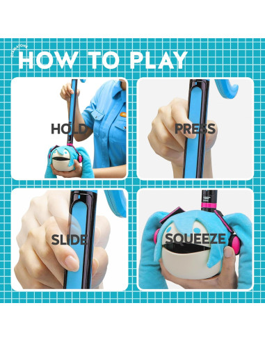 Otamatone Deluxe Hatsune Miku Sintetizador Japonés