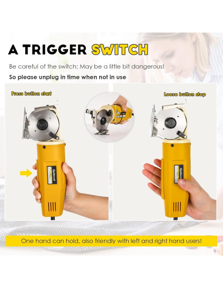 Cortador de Tela Eléctrico CGOLDENWALL 170W 25mm 69.85cm