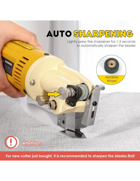 Cortador de Tela Eléctrico CGOLDENWALL 170W 25mm 69.85cm