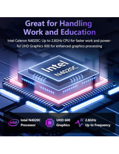 Laptop FOLINHAM 14.1" Intel Celeron 8GB RAM 512GB SSD 2