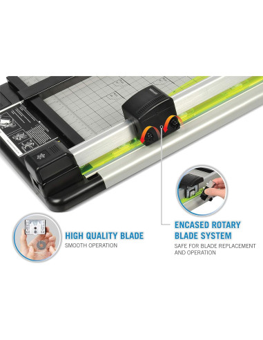 Cortadora de Papel Carl 12238 45.72 cm 36 Hojas Alta Resistencia