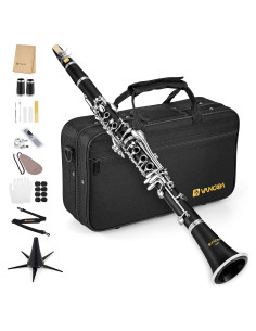 Clarinete Bb Vangoa para Principiantes con Estuche y Accesorios