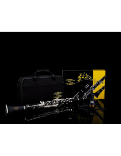 Clarinete Bb Profesional Glory GLY-PBK Ebonita Accesorios 2