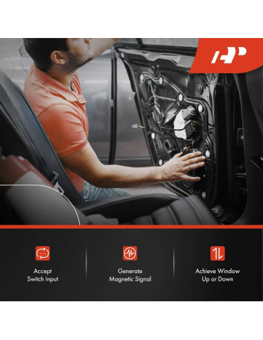 Motor Elevación Ventana Eléctrica A-Premium para Land Rover