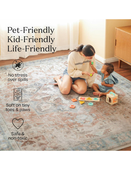 Alfombra Ruggable 2x3 Lavable Damask Lado Oscuro Negro Alfombra Ruggable 2x3 Lavable Damask Lado Oscuro Negro