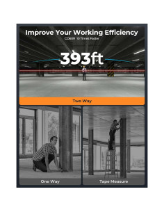 Medidor Láser Dual CIGMAN CD-60R 120m Pantalla LCD Color 2