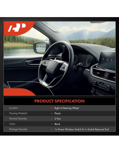 Interruptor de Audio Volante A-Premium Chrysler/Dodge 2001-2015