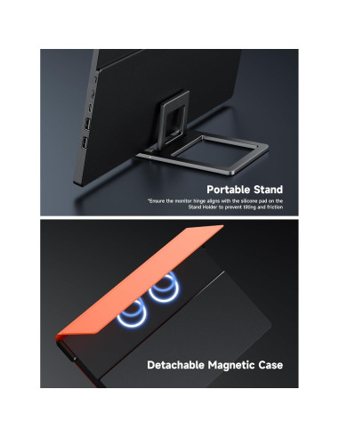 Monitor Portátil JSAUX FlipGo Lite 15.6" FHD 1080P