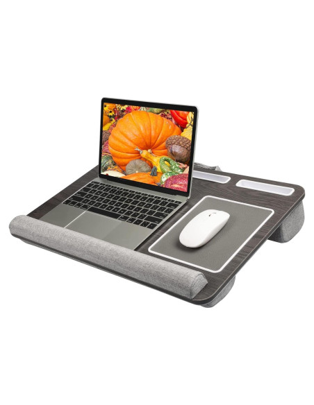 Escritorio de Regazo HUANUO para Laptop 17" Madera Negra