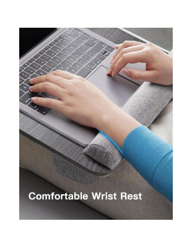 Escritorio de Regazo HUANUO para Laptop 17" Madera Negra