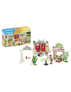 Campamento Playmobil 71424 con 100 piezas y figuras
