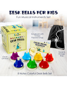 Campanas Musicales MiniArtis para Niños | Set de 8 Notas 2