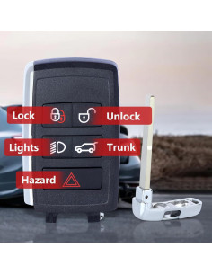 Llave Remota Inteligente 5 Botones para Land Rover 2018-2023 2