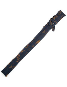 Flauta Shakuhachi de Metal D 5 Agujeros 54 cm Plata 2