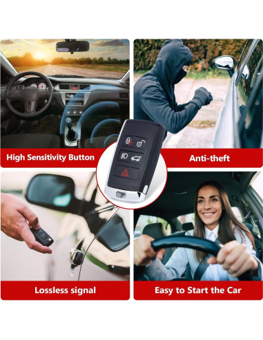 Llave Remota Inteligente 5 Botones para Land Rover 2018-2023
