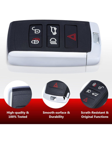 Llave Remota Inteligente 5 Botones para Land Rover 2018-2023