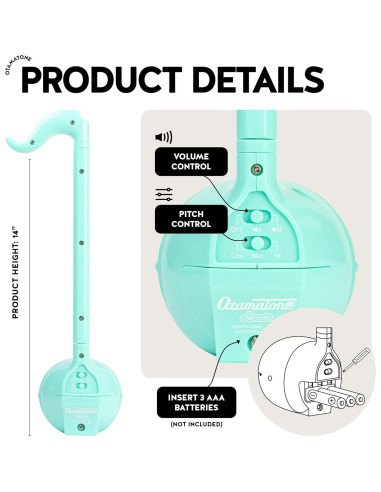 Otamatone Maywa Denki Menta Sintetizador Musical Portátil