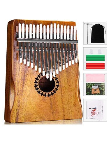 Kalimba Newlam 17 Teclas de Madera para Principiantes