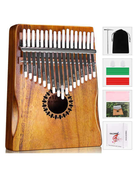 Kalimba Newlam 17 Teclas de Madera para Principiantes