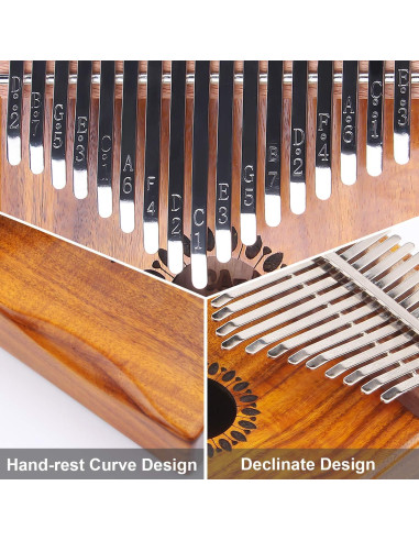 Kalimba Newlam 17 Teclas de Madera para Principiantes