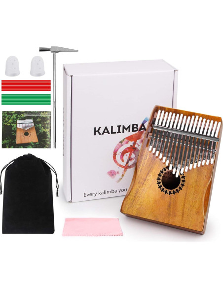 Kalimba Newlam 17 Teclas de Madera para Principiantes